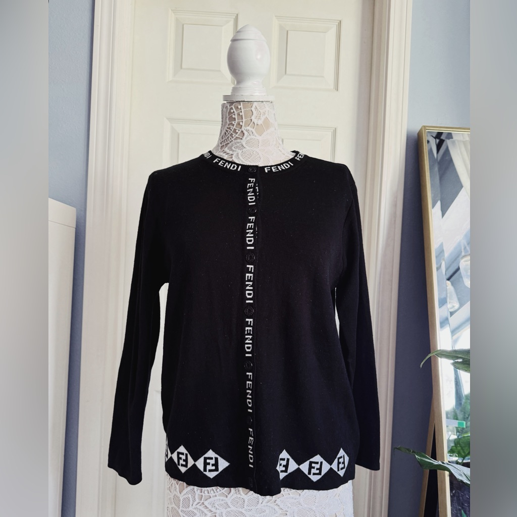 Authentic Fendi Sweater Coat